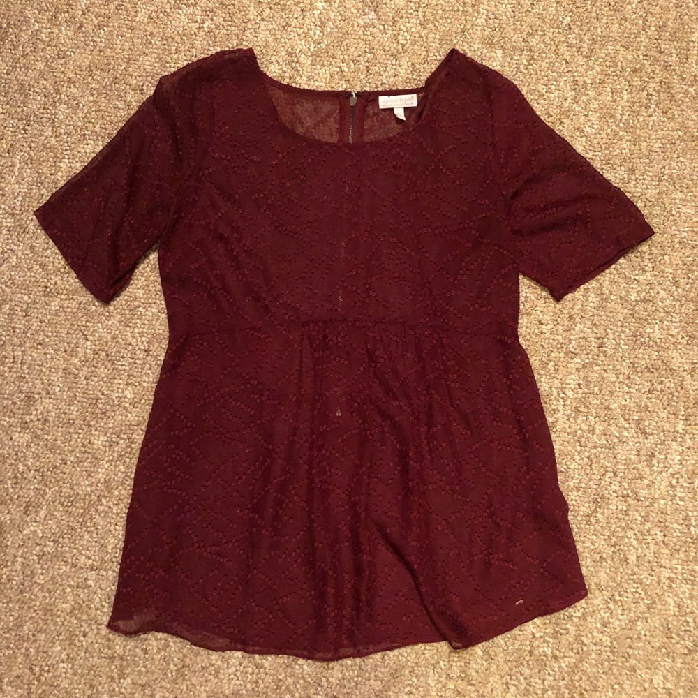 A Pea in the Pod Maternity Sheer Top